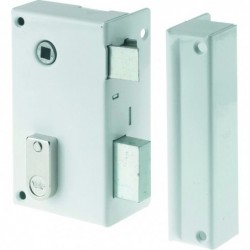 Serrure en applique verticale acier vernis - YAV37 - Yale - Clé L - Axe à 44 mm
