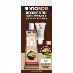 Sintobois mastic à bois avec durcisseur - Blanc
