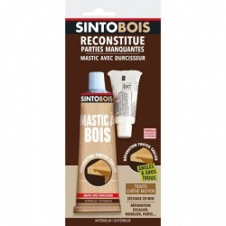 Sintobois mastic à bois avec durcisseur - Chêne moyen