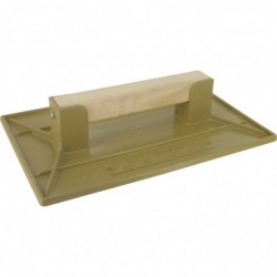 Taloche plastique rectangulaire - Outibat - Jaune