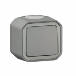 Va et vient en saille - 10A - Plexo - Legrand - complet - Gris