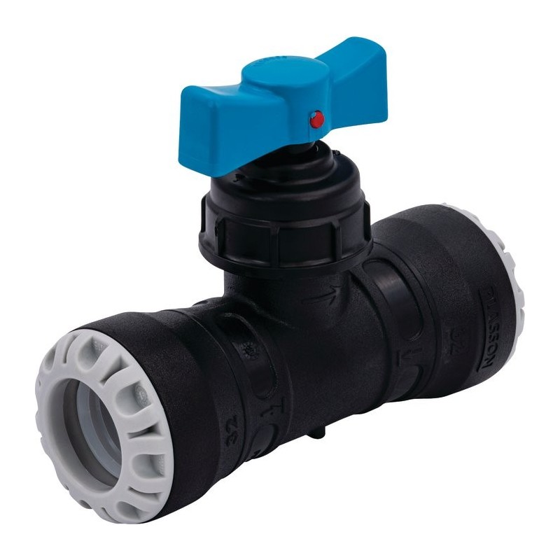 Vanne - PLASSON - Série 1 - Polypropylène - À emboîter