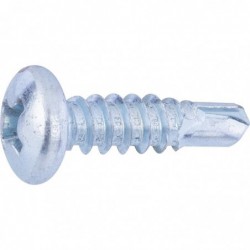 Vis tôle - Fixpro - Autoperceuse - Tête ronde - PH - Acier zingué - Sachet